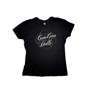 Goo Goo Dolls 2014 Tour T-Shirt Magnetized Black Next Level XL Cotton